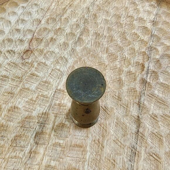 Miniature Brass Vase Vintage - Picture 2 of 8